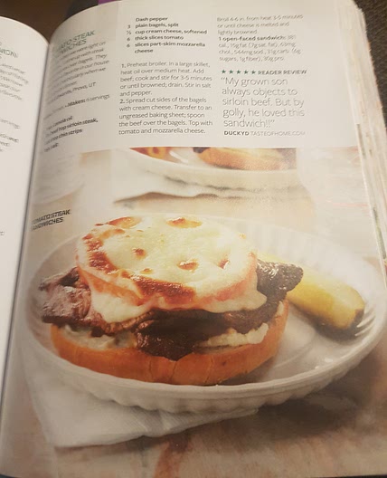 Tomato steak sandwiches