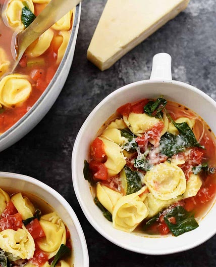 Vegetable Tortellini Soup