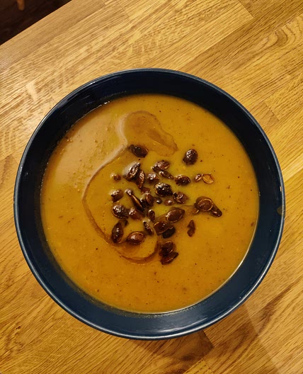 Pumpkin and Sweet Potato Soup