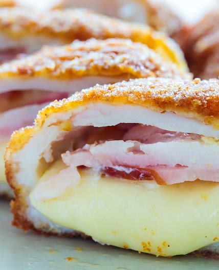 Crispy and Creamy Chicken Cordon Bleu