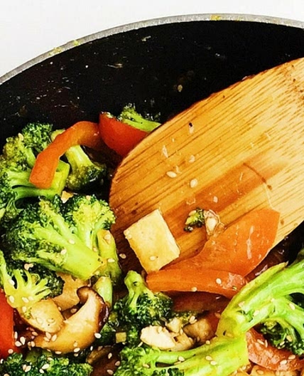 Orange Sesame Tofu Stir-Fry
