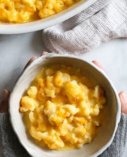 Cauliflower “Mac” and cheese