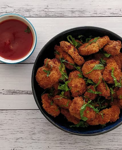 Popcorn Air-fried Chicken