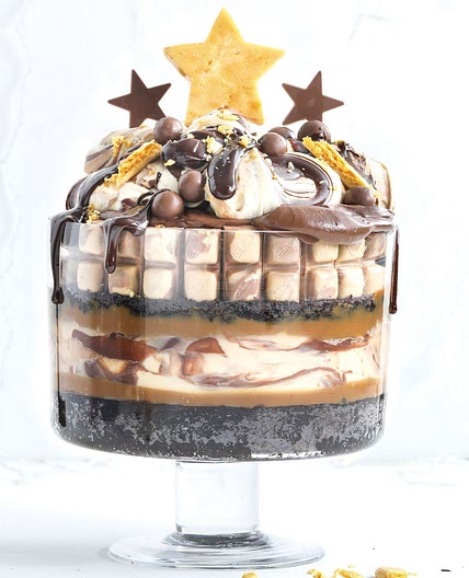 Caramilk honeycomb trifle recipe