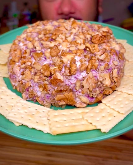 Ube Cheesecake Cheese Ball 