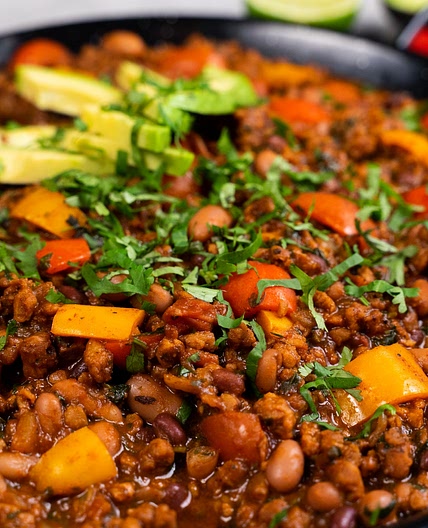 Three Bean Chilli Con Carne by Pureety