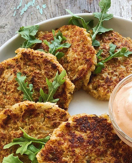 Crispy Cauliflower Fritters