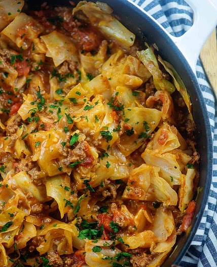 Cheesy Cabbage Casserole