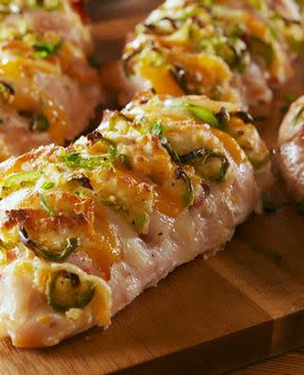 Jalapeno Cream Cheese Stuffed Chicken