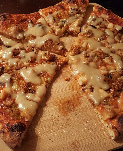 Thanksgiving Leftover Pizza