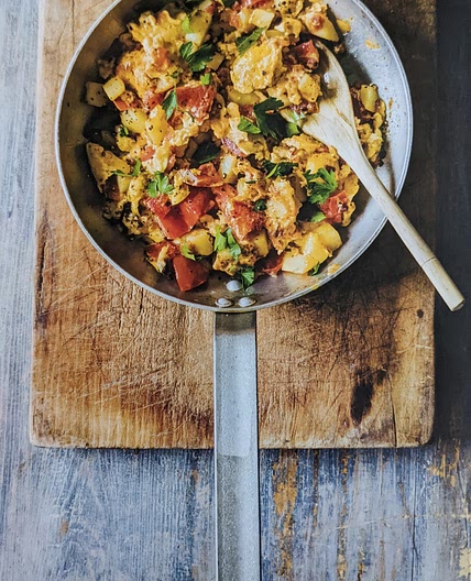 Oeufs libanais à la tomate
