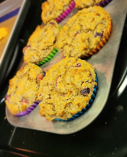 Cranberry Butternut muffins