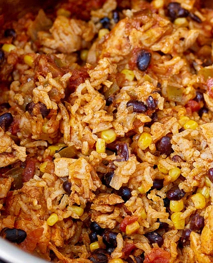 Recipe: Instant Pot Weeknight Chicken and Rice Burrito Bowls