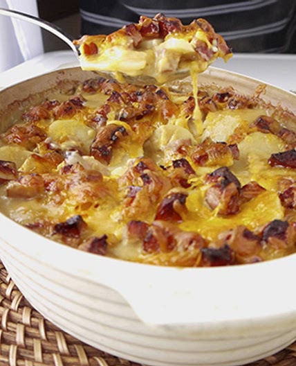 Scalloped Potatoes with Sausage Recipe