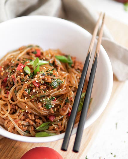 Beef Sambal Noodles - Low FODMAP & Gluten Free