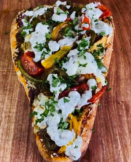 Naan Tikka Pizza 