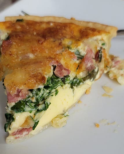 Quiche (Spinach/Turkey Bacon/Swiss)