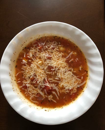 Italian Chickpea & Pasta Soup
