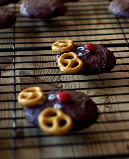 Christmas Cookie Recipes: Chocolate Rudolph Cookies