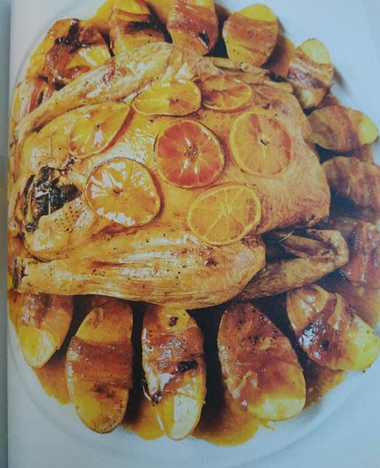 Chapon caramélisé à la mandarine