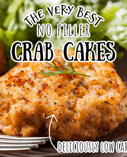 Maryland Crab Cakes - No Filler - Low Carb and Bariatric Friendly