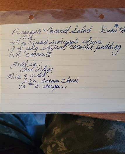 PINEAPPLE AND COCONUT SALAD