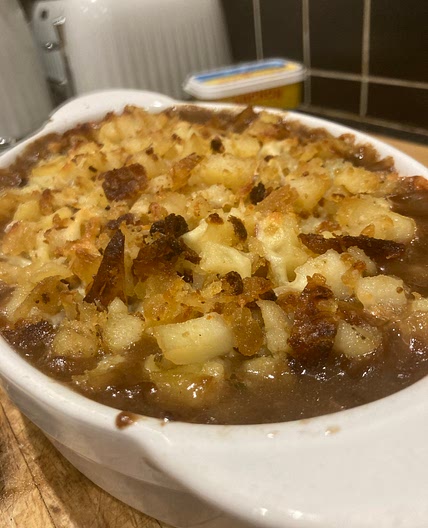Leftover lamb shepherds pie