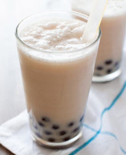 Coconut Bubble Tea Smoothie