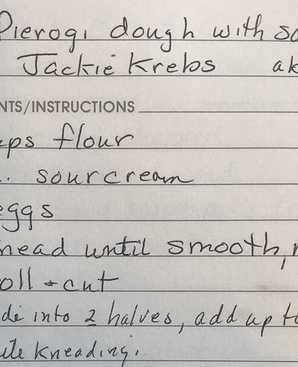 Pierogi dough