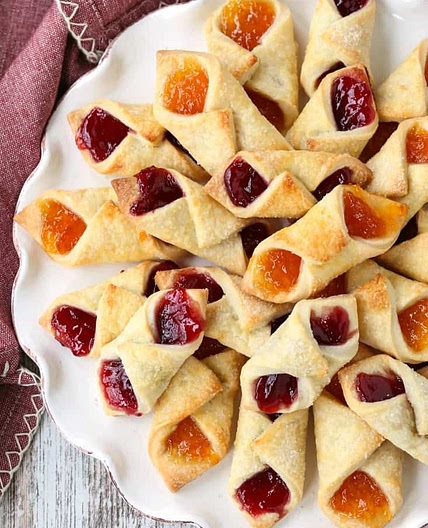 Polish Cream Cheese Cookies (Kolaczki)