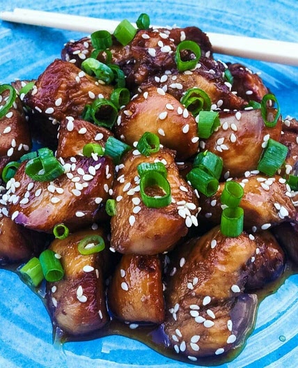 Oven Baked Honey Sesame Chicken