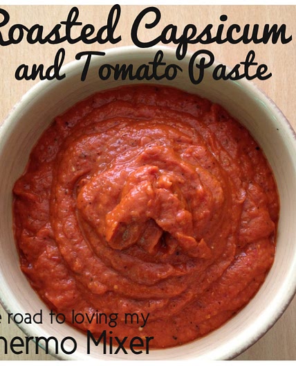 Roasted Capsicum and Tomato Paste - The Road to Loving My Thermo Mixer