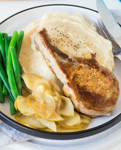Healthy Sticky Pork Cutlets And Mash