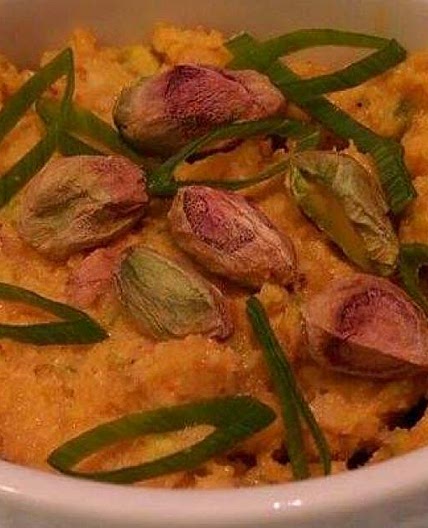 Pumpkin and pistachio dip 10 serves 61 calories high vit a *