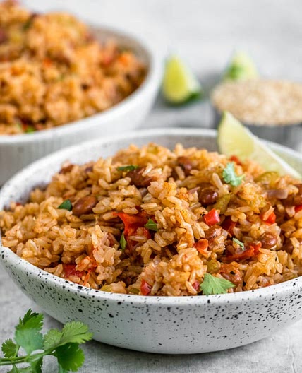 Vegan Spanish Inspired Rice and Beans
