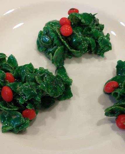 Holly Leaf Cookies
