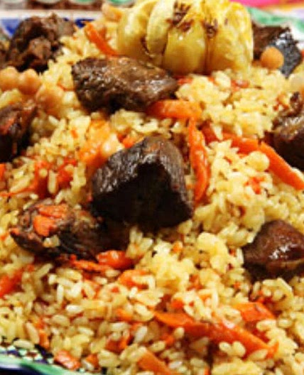 Uzbek Pilaf  (Lamb and Rice Pilaf) 