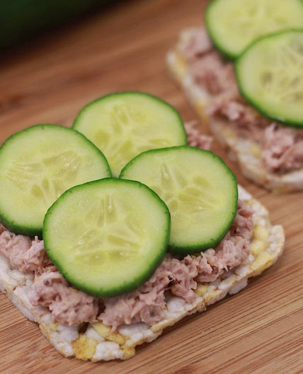 Tuna, Mustard, Aioli & Cucumber Crackers