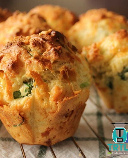 Cheese and Spinach Muffins - The Road to Loving My Thermo Mixer
