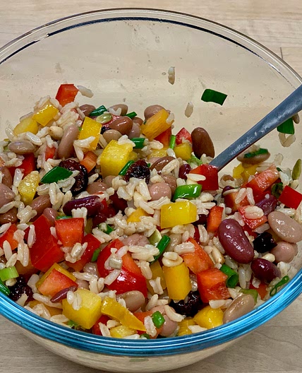 Mixed Bean and Rice Salad