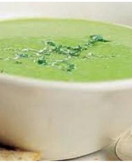 Broccoli and cauliflower soup