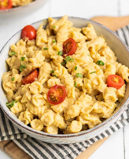 Creamy White Bean Pasta (Vegan + 5-Ingredients)
