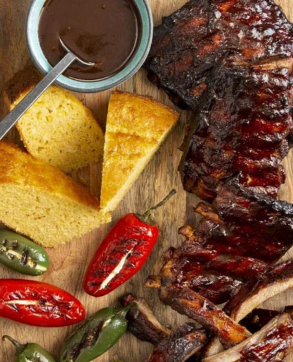 Bbq pork ribs high protein 4 serves 638 calories *