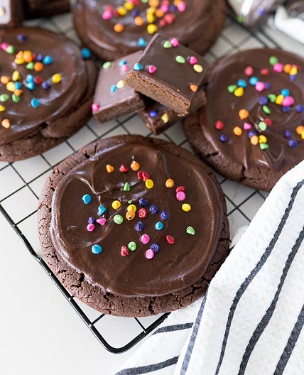 Crumbl Cosmic Brownie Cookies