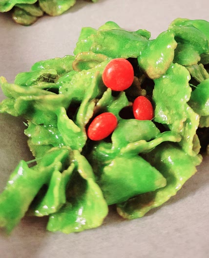 Christmas wreaths/holly