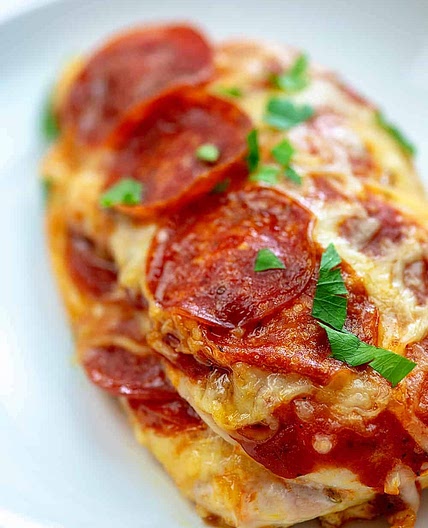 Pizza Stuffed Chicken