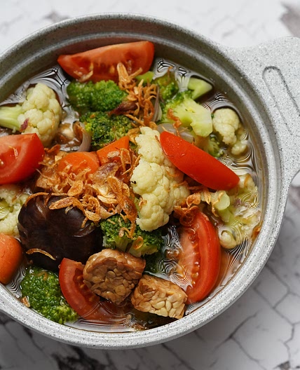 Sop Sayur Rempah (Oilless Spicey Veggie Soup)