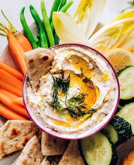 Lemon and Herb White Bean Dip