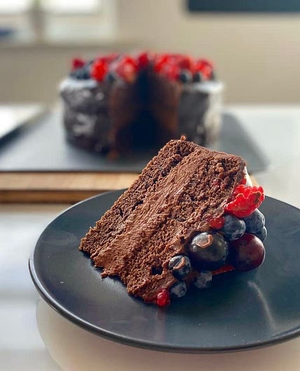 Chocolate ganache cake