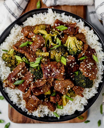 Healthy Instant Pot Mongolian Beef